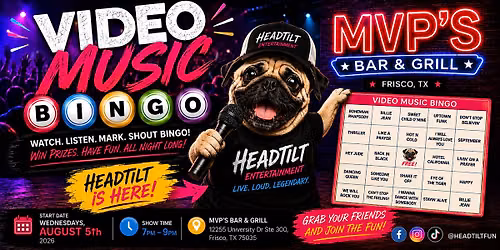 Video Music Bingo @ MVP's Bar & Grill