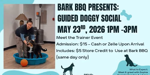 Guided Doggy Social - Meet the Trainer