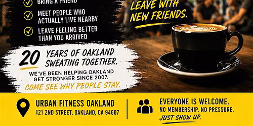 Urban Fitness Oakland Community Workout