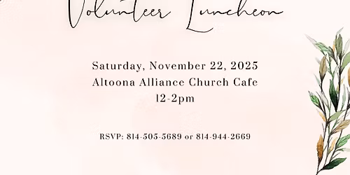 Volunteer Luncheon