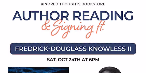 Author Reading & Signing: Frederick-Douglass Knowles II