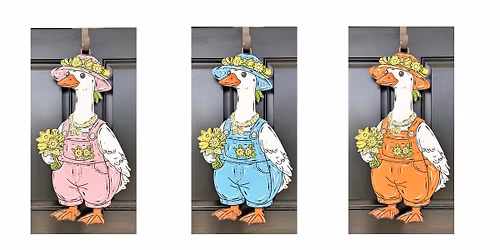 Porch Goose Doorhanger