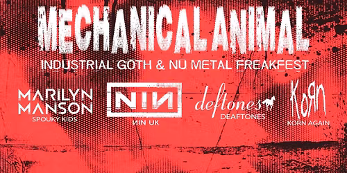 Mechanical Animal met tributes aan Korn, Deftones, Marilyn Manson & Nine Inch Nails in MEZZ