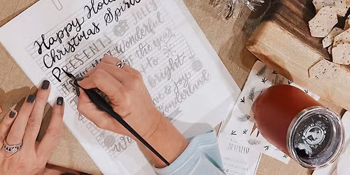 Modern Calligraphy & Ornament Lettering for Beginners at Cocktail Hour Essentials