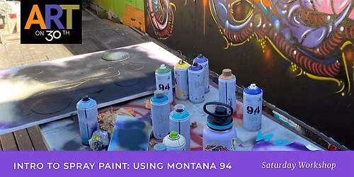 Intro to Spray Paint workshop with Efren Obeso