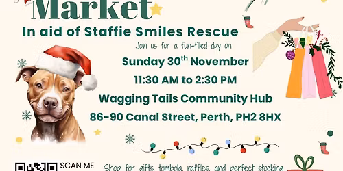 Christmas Market - in aid of Staffie Smiles Rescue
