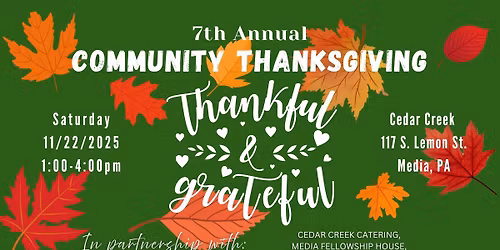 7th Annual Community Thanksgiving