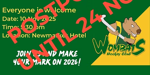 Wombats Hockey Club 2025 AGM