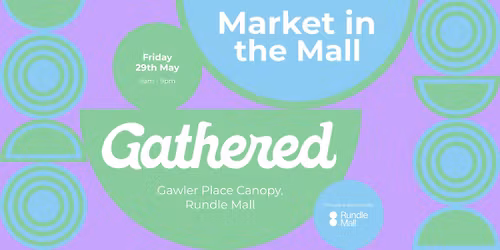 Gathered Market in the Mall