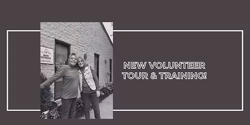 Morning April New Volunteer Tour & Training