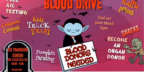 Trick or Treat Blood Drive