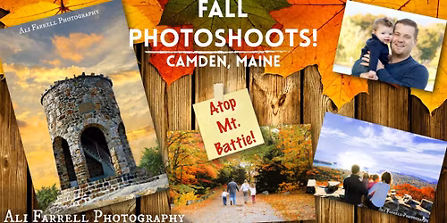 Fall Foliage Photoshoot atop Mt. Battie in Camden!