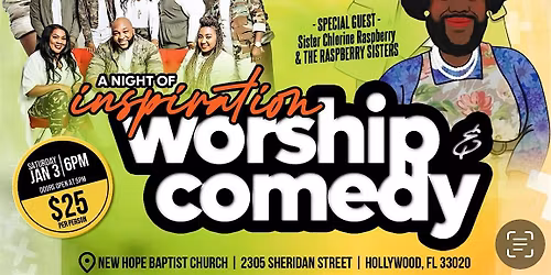 A NIGHT OF INSPIRATION COMEDY & WORSHIP