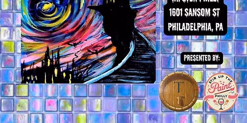 \u201cStarry Halloween\u201d Stir Up the Paint Experience at Tapster Philly (21+)