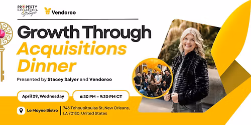 Growth Through Acquisitions Dinner