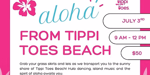 Aloha! From Tippi Toes Beach One Day Camp