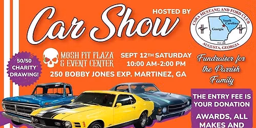 Benefit Car Show for Jason Parrish aka Mr Mosh Pit
