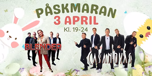 P\u00e5skmaran - NON-STOP - Blender & Casanovas - Parkhallen, Bor\u00e5s