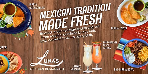 Birria & Fall Flavors at Luna\u2019s