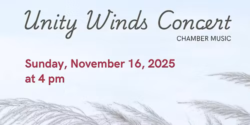 Unity Winds Concert