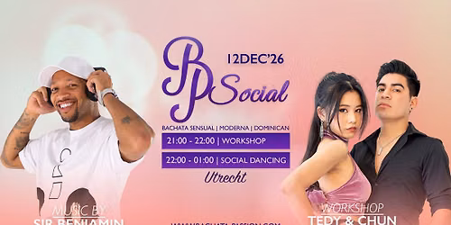 BP Social Utrecht 12 Dec. 2026 Tedy & Chun