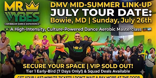 Mr. VYBES Ultimate Caribbean Dance Experience \u2013 DMV