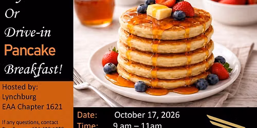 Fly-in or Drive-in Pancake Breakfast