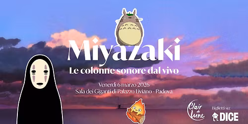 Miyazaki \ud83c\udff0 le colonne sonore dal vivo \ud83d\udc09 in Sala dei Giganti