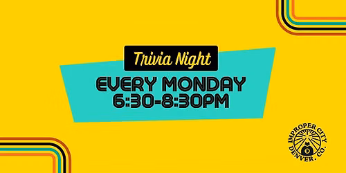 Trivia Night at Improper City
