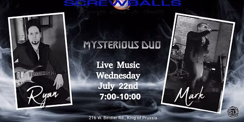 Screwballs welcomes the return of the amazing Mysterious Duo! Don't skip one beat of this show!