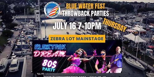 Elektrik Dream 80s Party Blue Water Fest