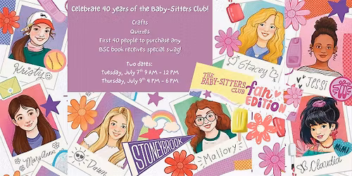 Celebrate 40 years of The Baby-Sitters Club!