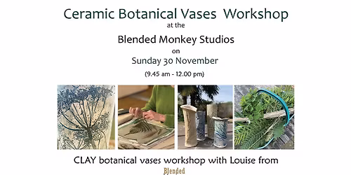 Ceramic Botanical Vases Workshop