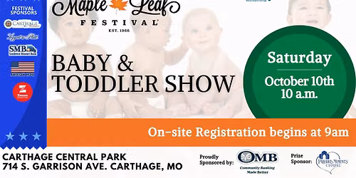 Maple Leaf Festival - Baby & Toddler Show 2026