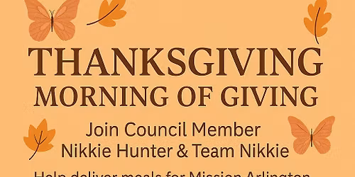 Mission Arlington Thanksgiving Morning Turkey Delivery Group