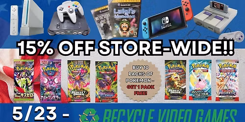 Memorial Day Weekend Sale