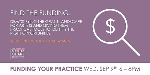 The Work of Art: Funding Your Practice