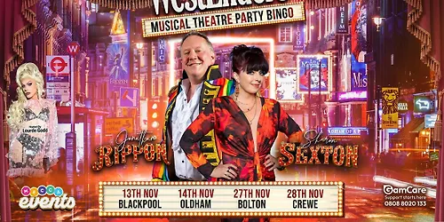 WestEnders Musical Theatre Party Bingo - Blackpool