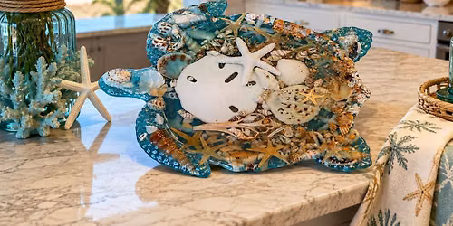 Resin Sea life Sea Turtle Bowl