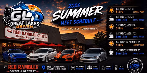 \ud83c\udf05 Great Lakes Driven | Sunset Meet #3