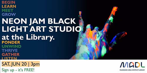 Neon Jam Black Light Art Studio