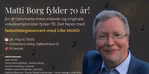 Matti Borg fylder 70 \u00e5r!