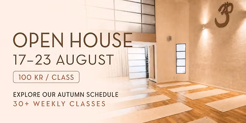 OPEN HOUSE WEEK | 17\u201323 AUGUST
