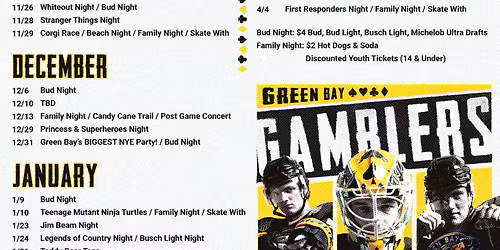 Chicago Steel vs. Green Bay Gamblers