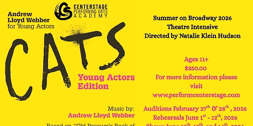 CATS Young Actors Edition Auditions and Show!