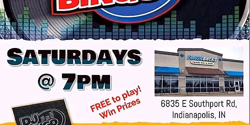 DJ BINGO SATURDAYS AT FLASHBACKS BAR AND GRILL!!!