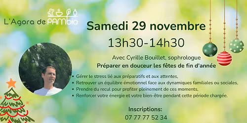 Sophrologie à l'Agora de PAMbio