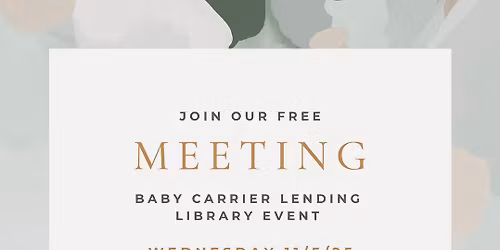 Slingbabies Babywearing Meetup