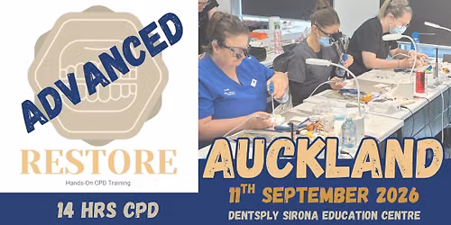 Auckland - RESTORE: Advanced Hands On Workshop