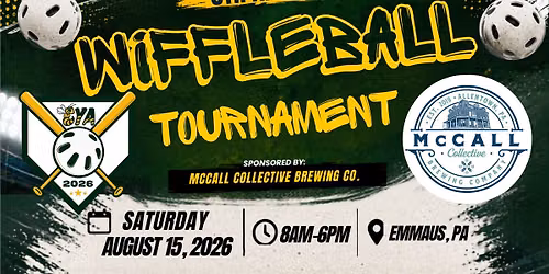 6th Annual Wiffle Ball Tournament sponsored by McCall Collective Brewing Company